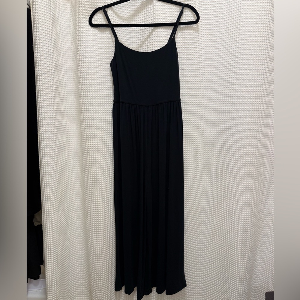 Wilfred Wide Leg Black Jumpsuit - Size Small